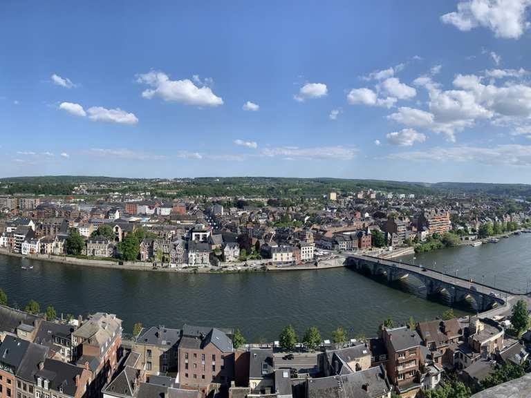 Vue de la Meuse à hauteur de Jambes, Namur