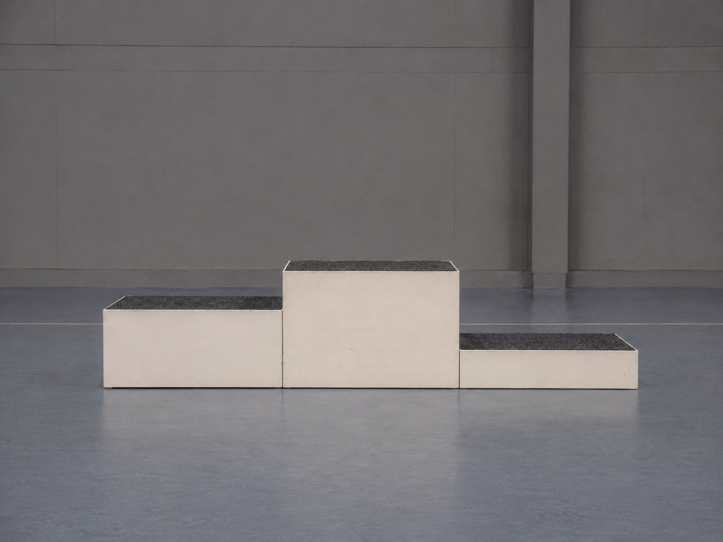 Podium de compétition vide